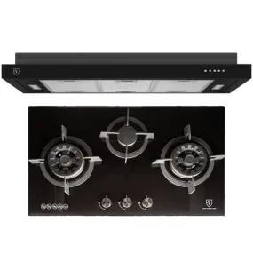 EFCH9202TBK 90CM HOOD & EFH7635 78CM GAS HOB   OPTIONAL BOAE63A OVEN