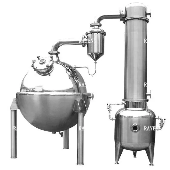 Efficient Stainless Steel Vacuum Evaporator: Ideal for Alcohol, Juice, Milk, Sauce, Tomato Paste Concentration