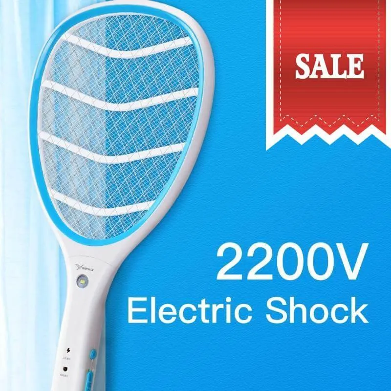 Electric Mosquito Bug Zapper Racket