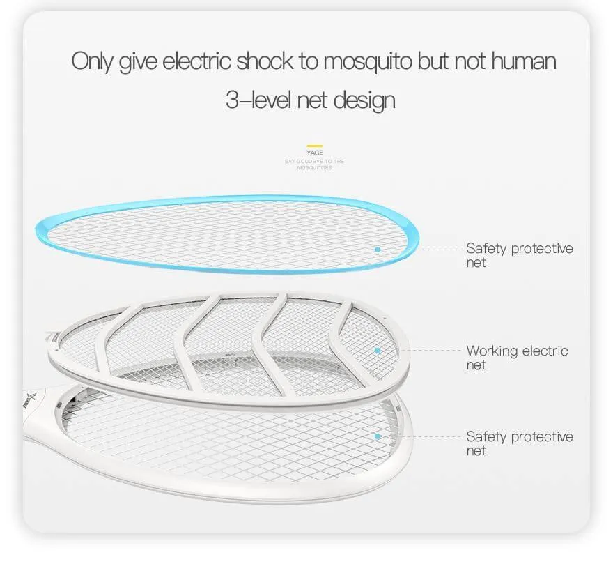 Electric Mosquito Bug Zapper Racket