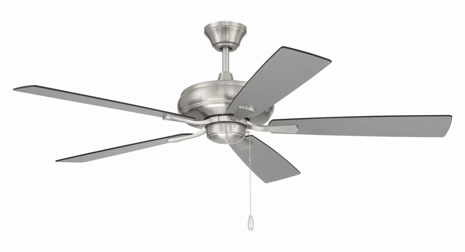 Eos 52" Ceiling Fan in Brushed Polished Nickel