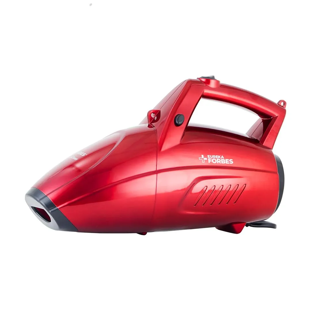 Eureka Forbes Super Clean Handheld Vacuum Cleaner (Red/Black),0.5 Liter,Cartridge