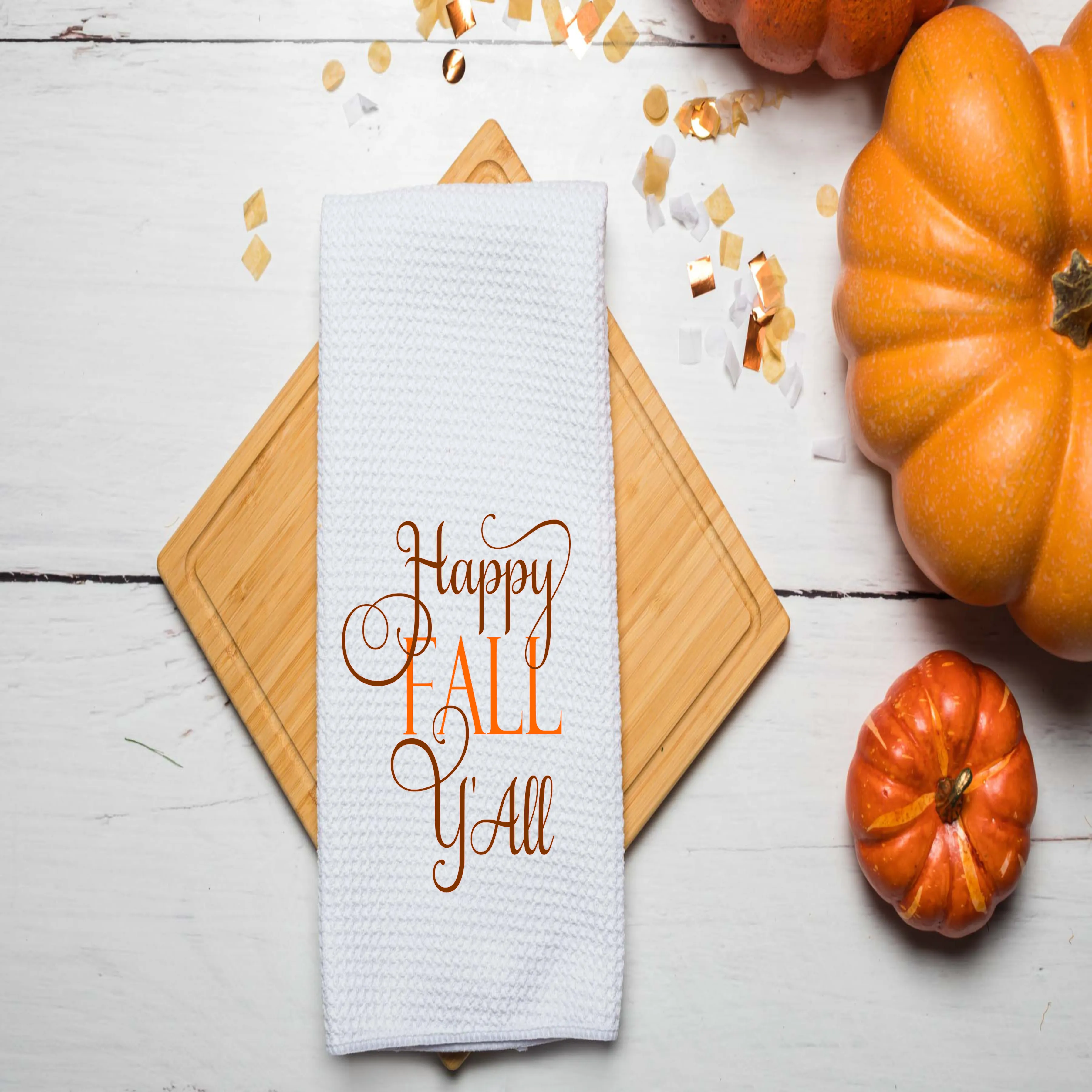 Fall Tea Towel, Fall Kitchen Décor, Fall Party Décor