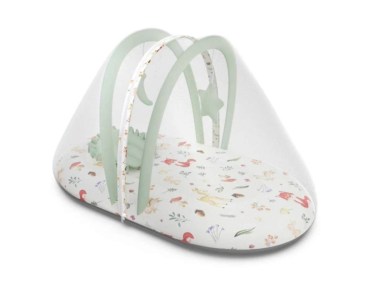 Fancy Fluff Organic Mosquito Net Set - Woodland