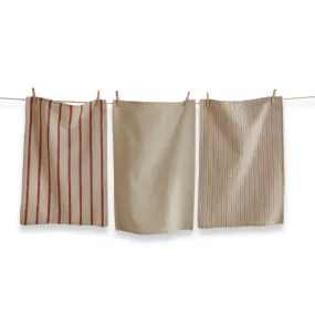 Farmhouse Stripe Dishtowel Set 3