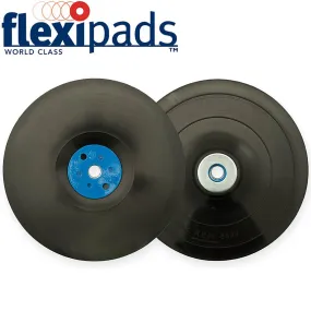 FLEXIPADS GRINDER PAD & NUT 178MM M14X2MM BLACK FLEX 20312