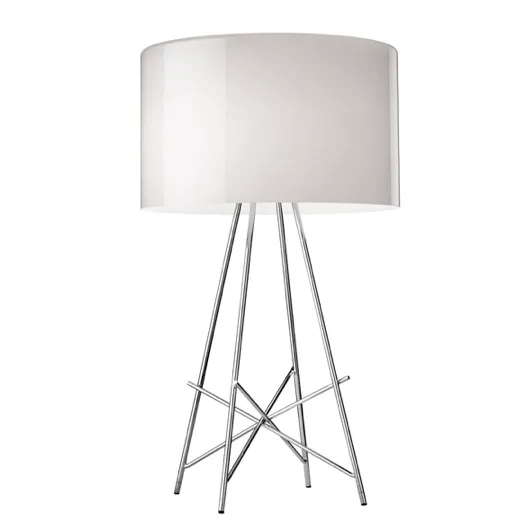 FLOS Ray T Grey Glass Table Lamp