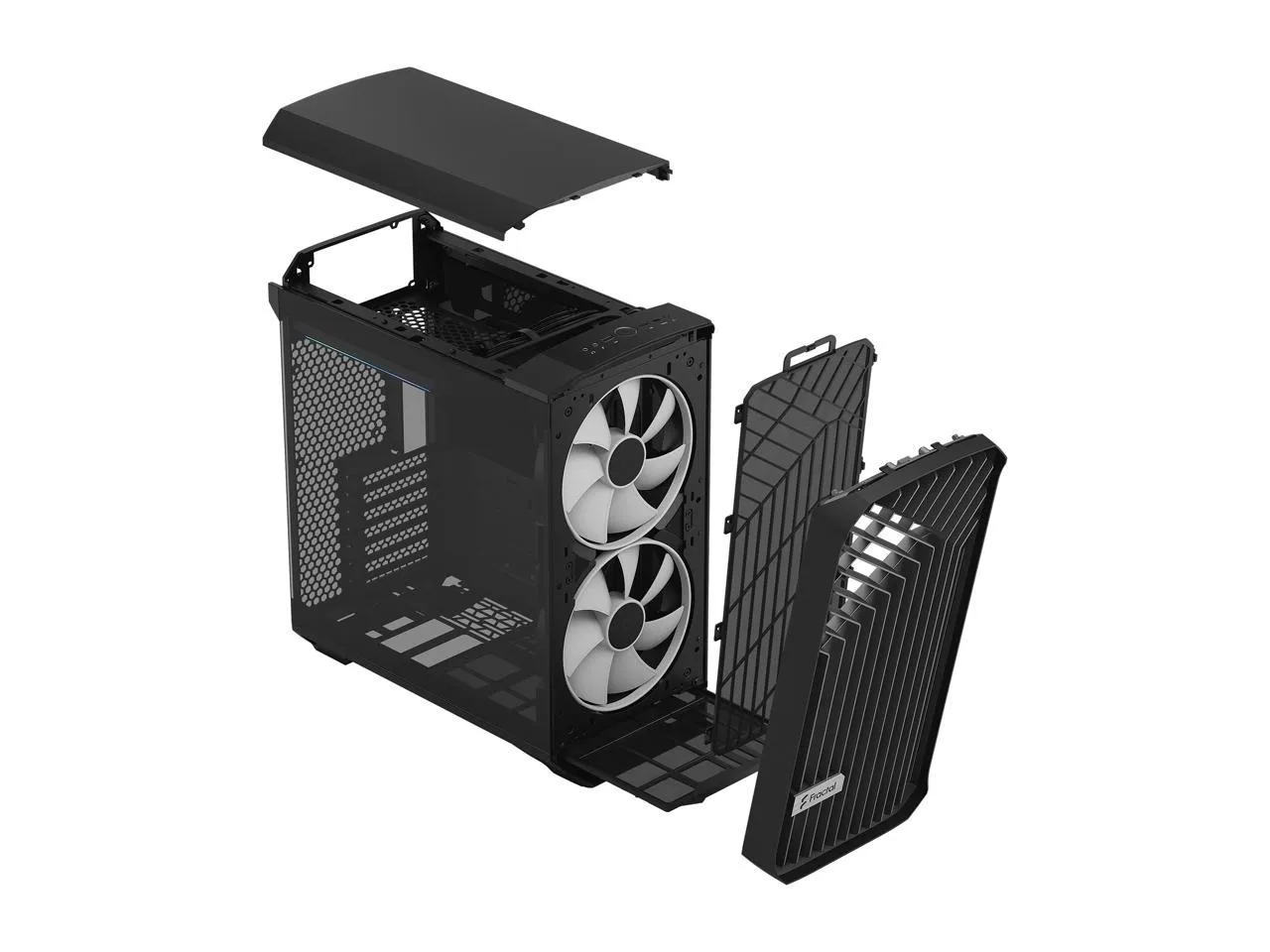 Fractal Design Torrent Compact RGB Black Tempered Glass ATX Case  FD-C-TOR1C-02