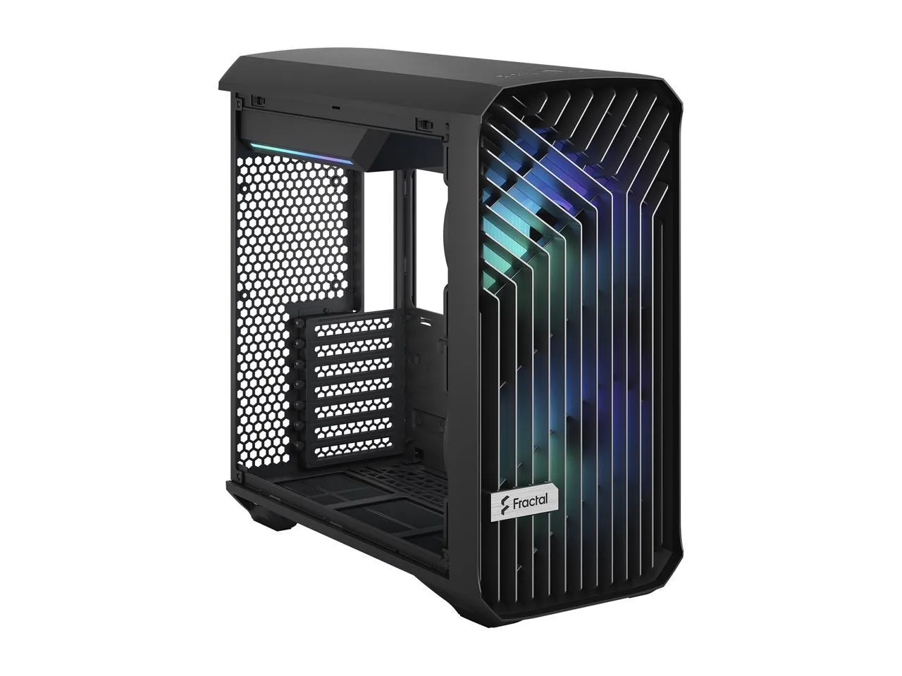 Fractal Design Torrent Compact RGB Black Tempered Glass ATX Case  FD-C-TOR1C-02