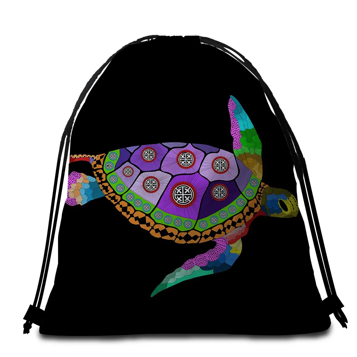 Free Spirit Turtle Towel   Backpack