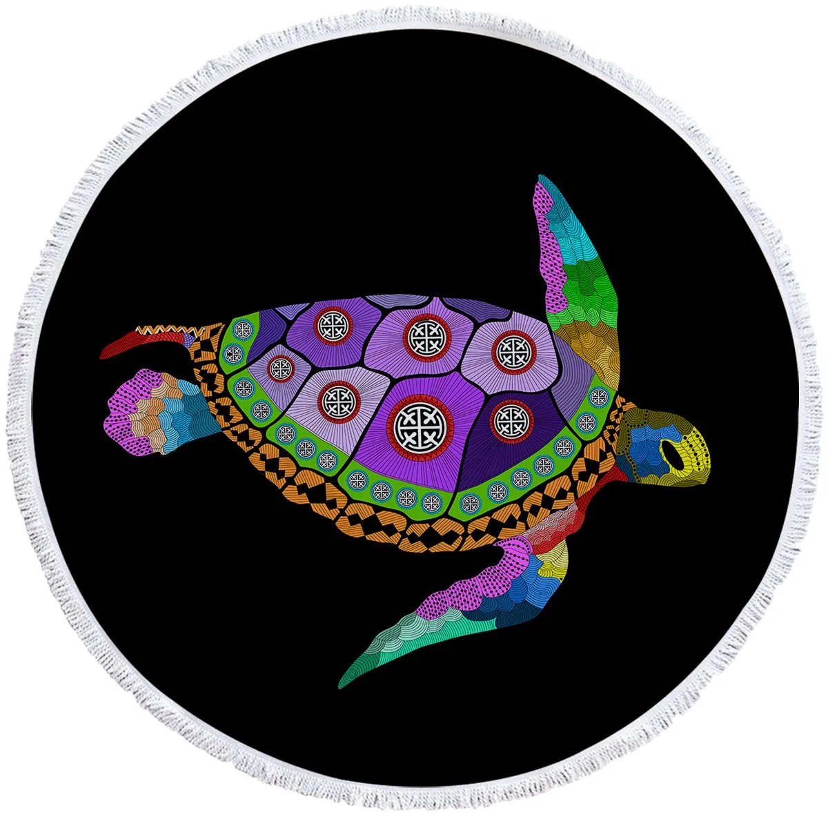 Free Spirit Turtle Towel   Backpack