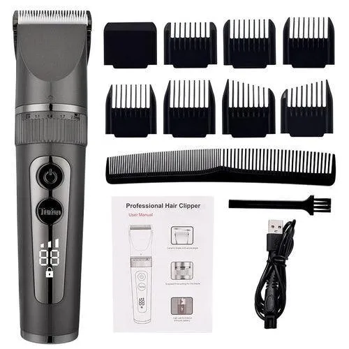 Full Body Washable Electric Hair Clipper Ceramic Professional Fine