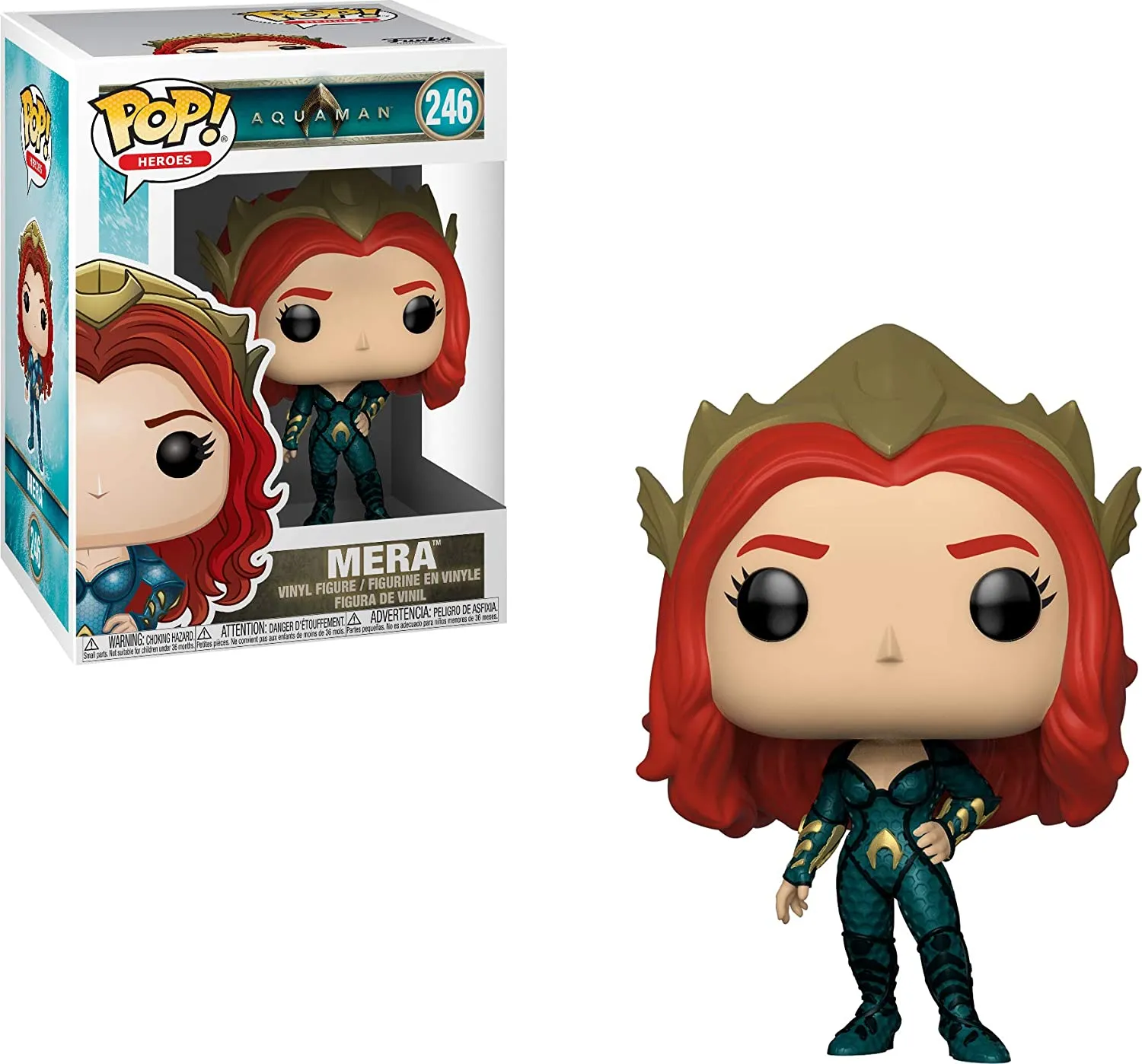 Funko Pop! Heroes: Aquaman - Mera Toy, Multicolor