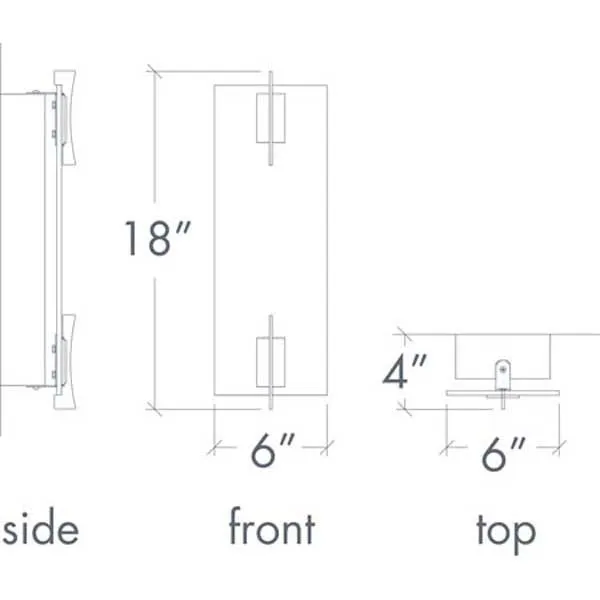 Genesis 16364 Indoor/Outdoor Wall Sconce By Ultralights Lighting