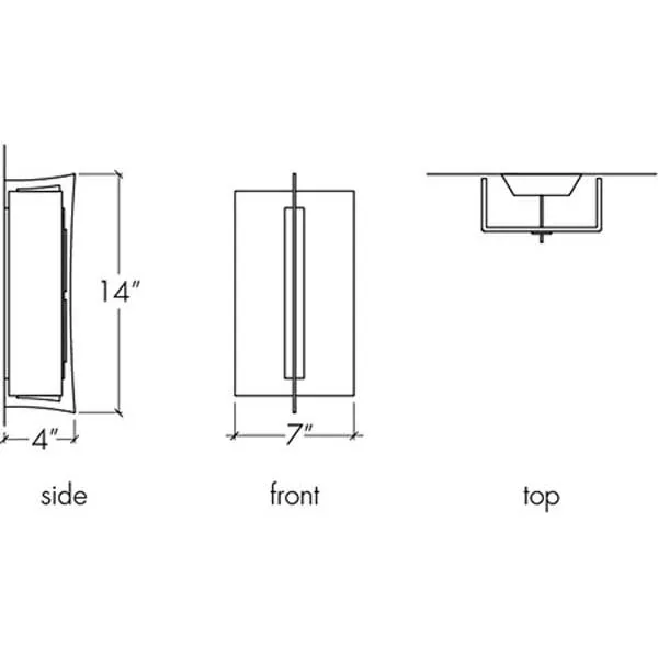 Genesis 19418 Indoor/Outdoor Sconce By Ultralights Lighting