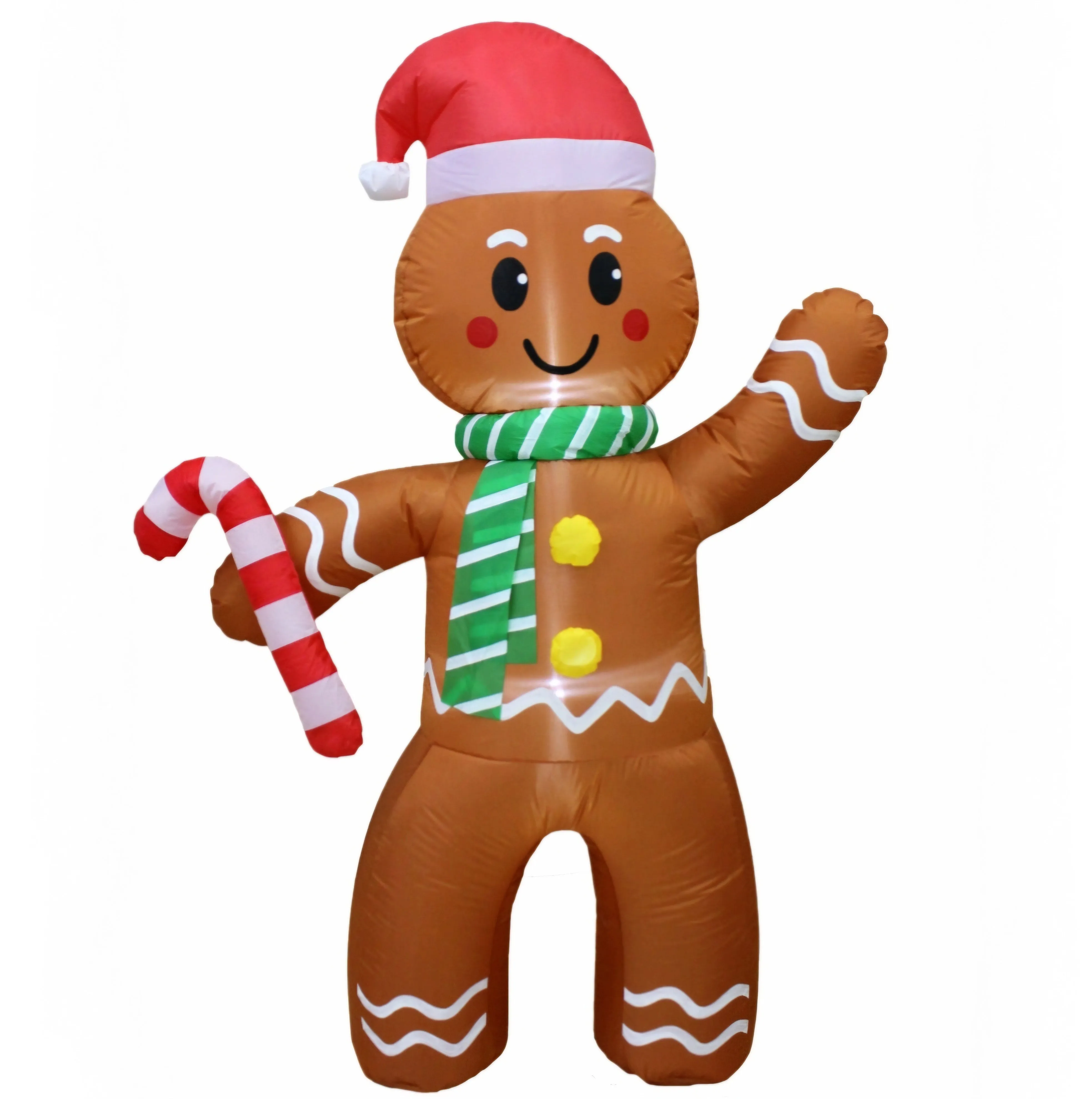 Gingerbread Cookie - 5FT Tall Illuminated Inflatable