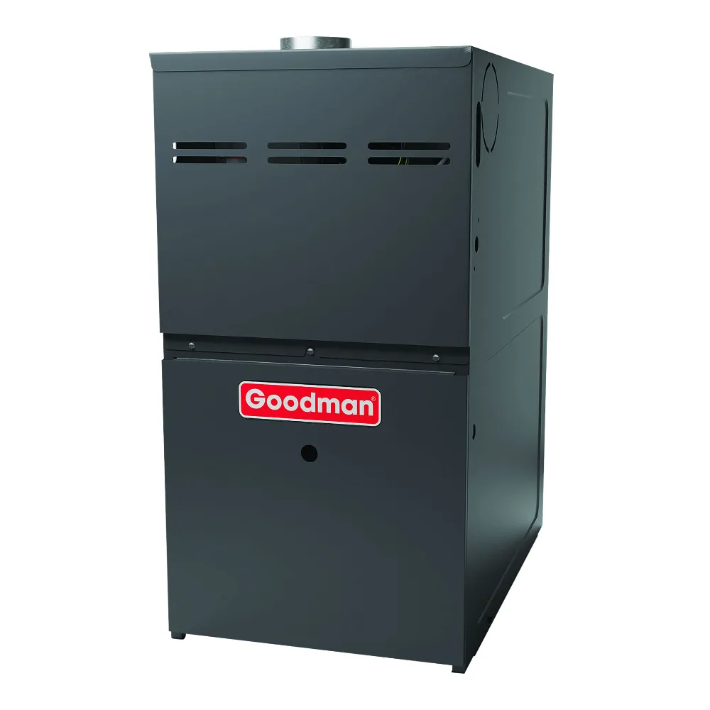 Goodman 80% AFUE 80,000 BTU Single Stage Gas Furnace - Upflow/Horizontal - 17.5" Cabinet - 1,200 CFM