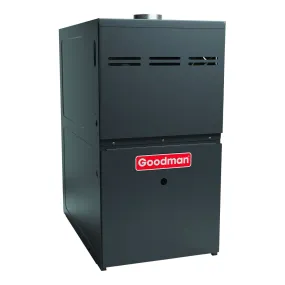 Goodman 80% AFUE 80,000 BTU Single Stage Ultra Low NOx Gas Furnace - Upflow/Horizontal - 21" Cabinet