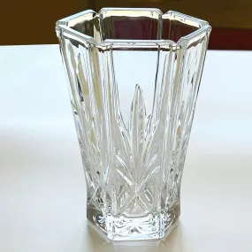 Gorham Crystal Vase 6-sided - 6.25" x 4.0" Vintage