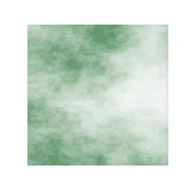 Green Clouds Face Towel