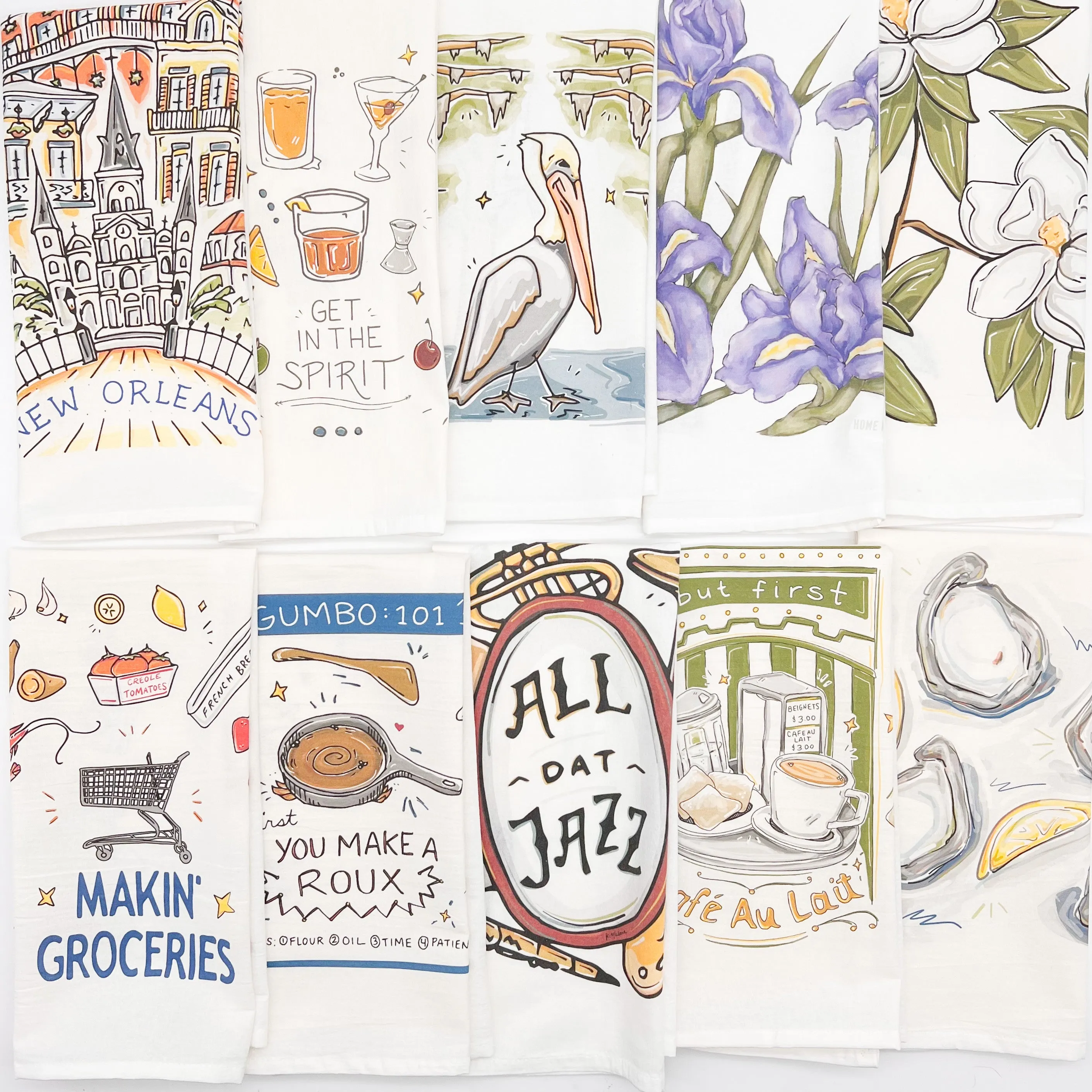 Hail Tucks Kitchen Tea Towel