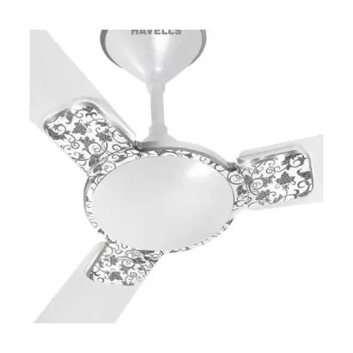 HAVELLS Enticer Art 1200 mm 3 Blade Ceiling Fan  (Pearl White Chrome) - HVLSCF-ENTART-PWC-48