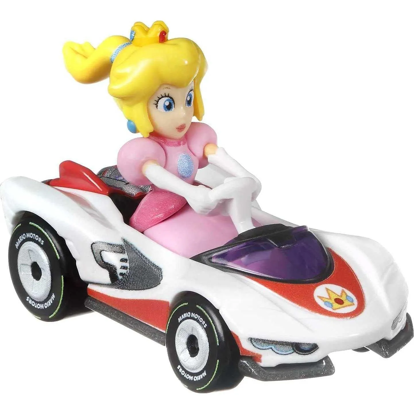 Hot Wheels Mario Kart Vehicle 4-Pack, Set of 4 Fan-Favorite Characters Includes 1 Exclusive Model