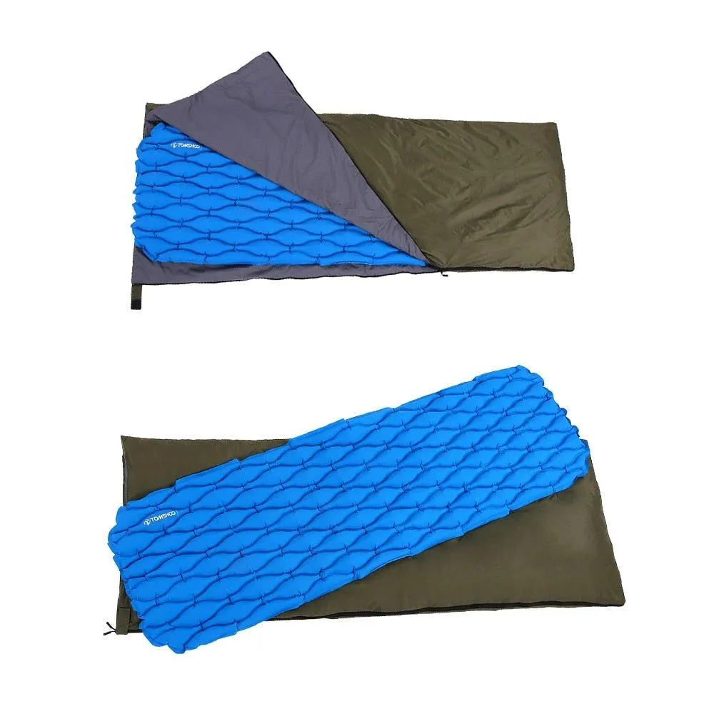 Inflatable Sleeping Pad Lightweight Comfy Waterproof