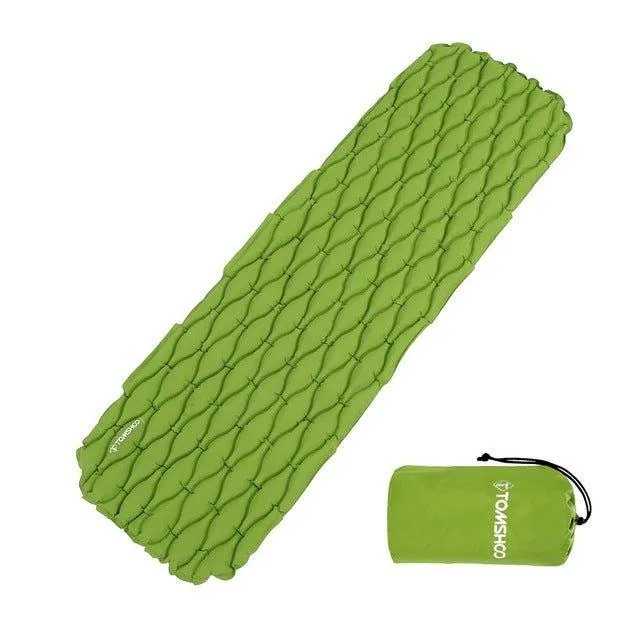 Inflatable Sleeping Pad Lightweight Comfy Waterproof