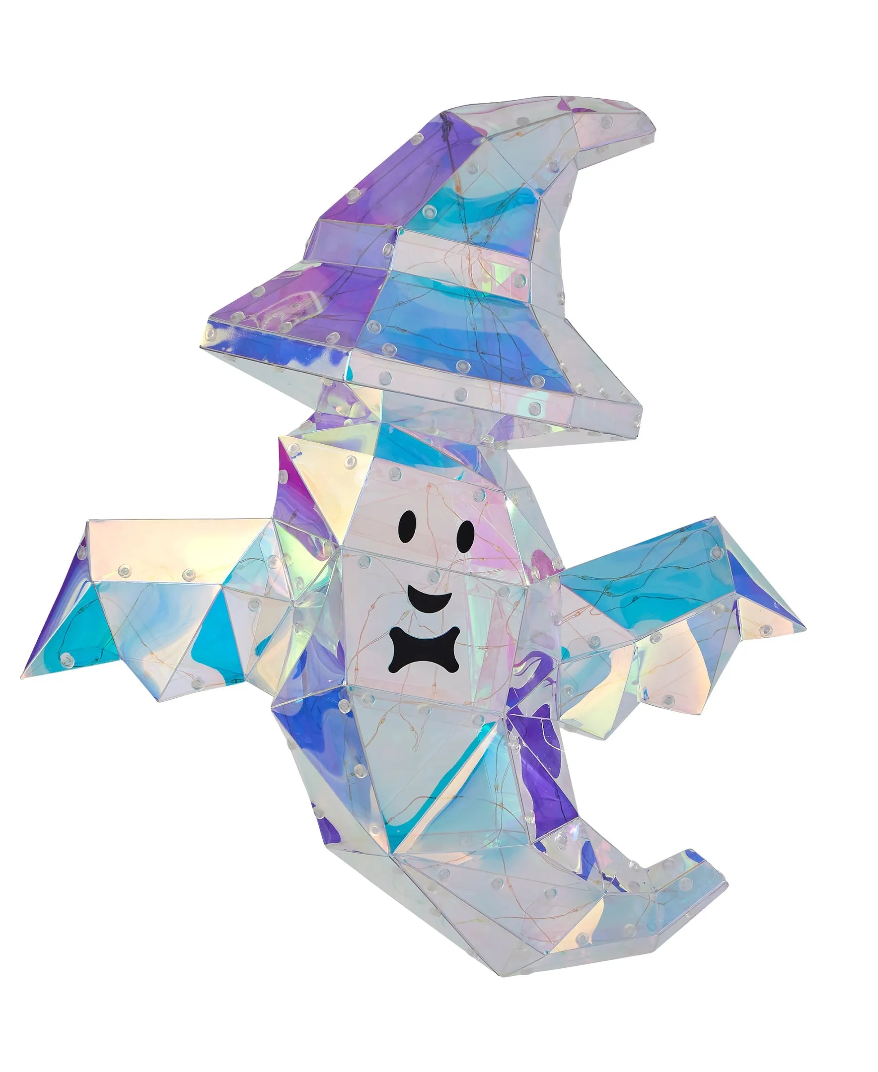 Iridescent Wizard Ghost 16", LED lights