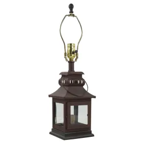 Iron Lantern Lamp - Red  Park Designs