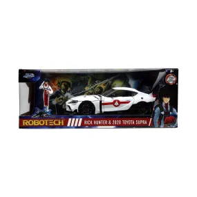 Jada Toys Robotech Rick Hunter 2020 Toyota Supra Die Cast 24th Scale Set