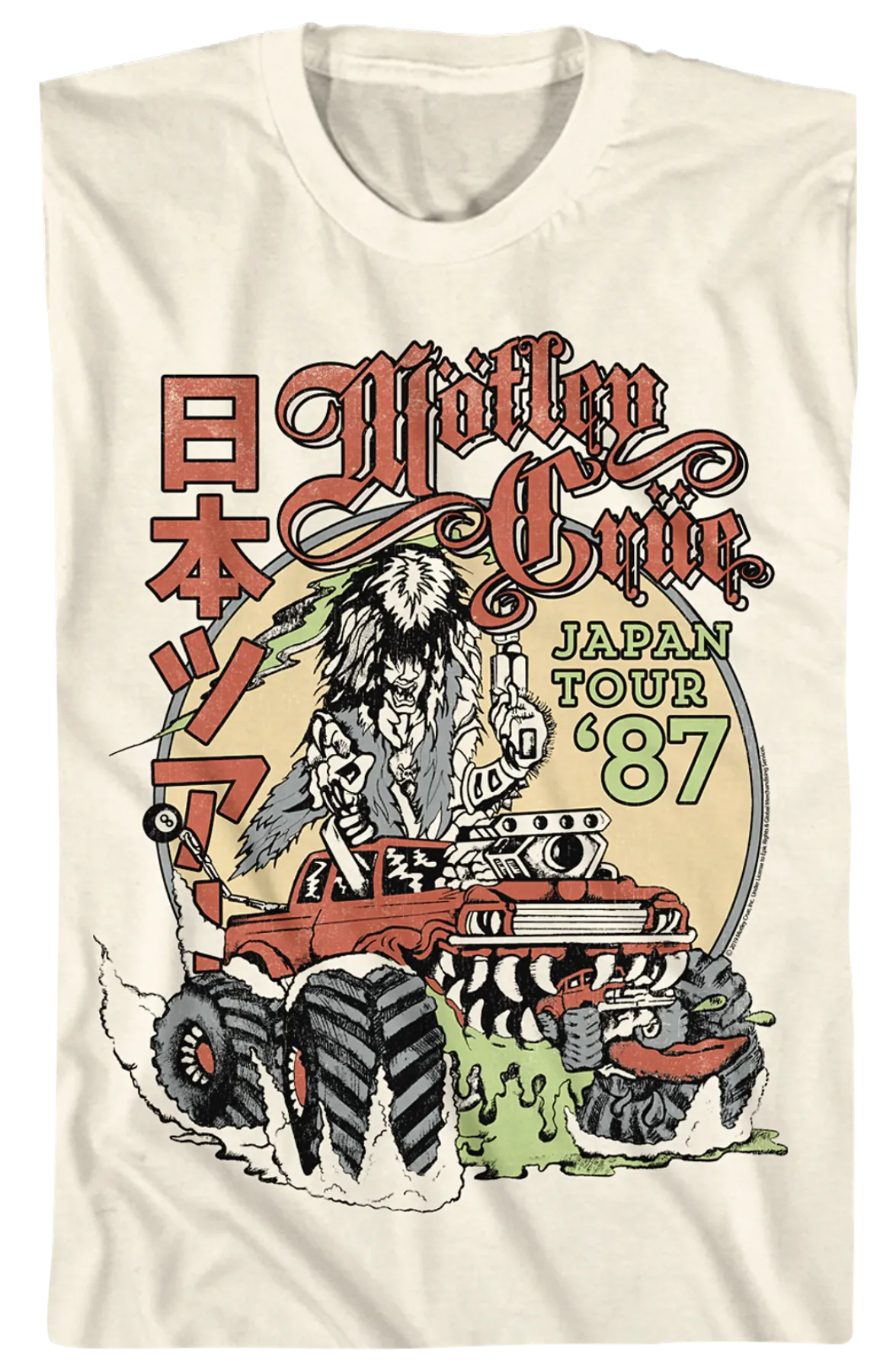 Japan Tour '87 Motley Crue T-Shirt