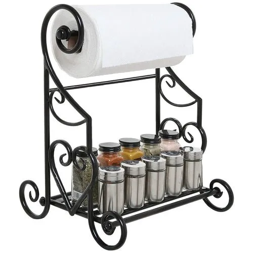 Kitchen & Bathroom Paper Towel Holder Stand/Counter