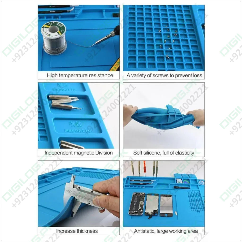 Large Heat Insulation Silicone Soldering & Repairing Mat