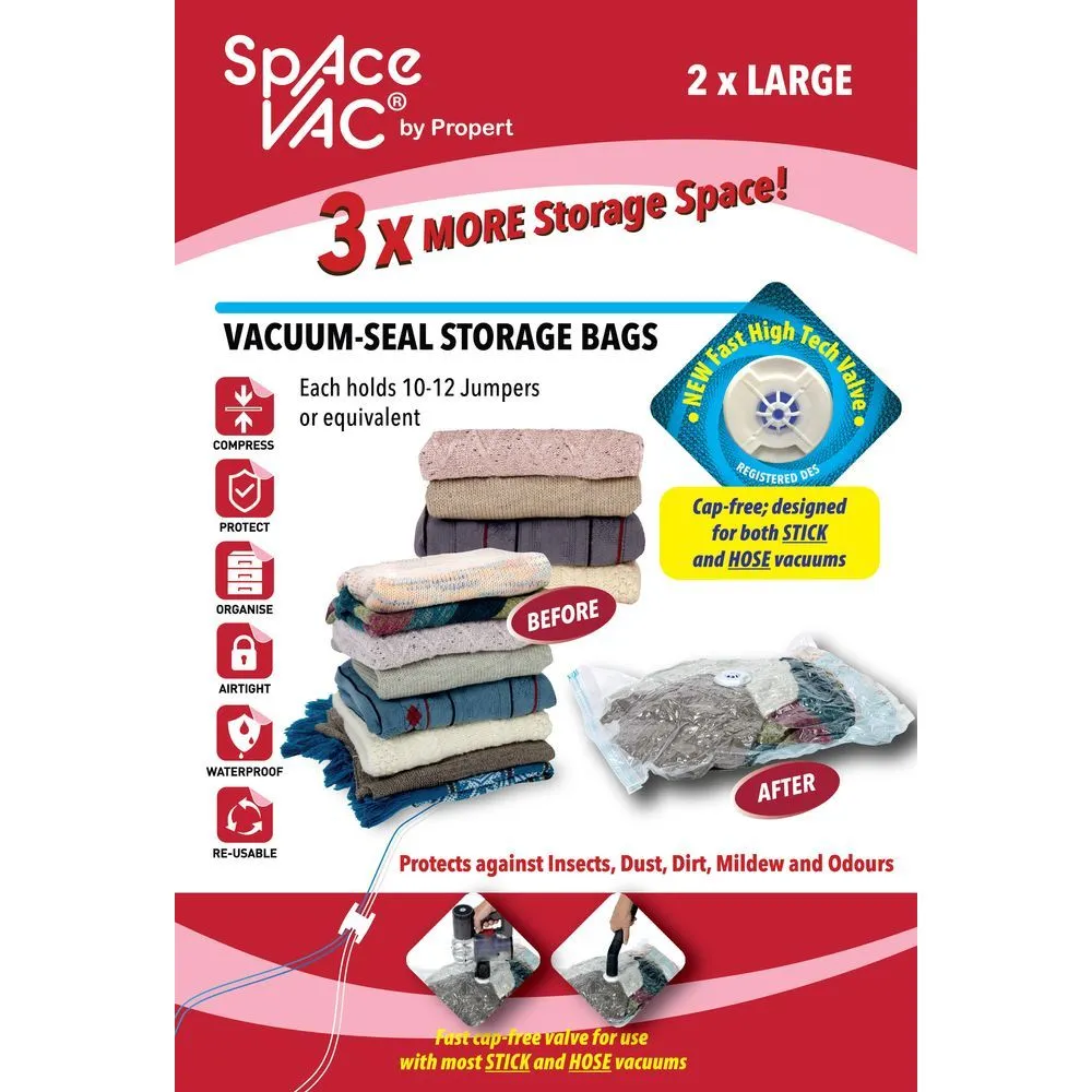 Large Vacuum Seal Storage Bags 2 Pack