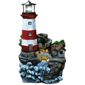 Lighthouse Water Feature Outdoor With LED