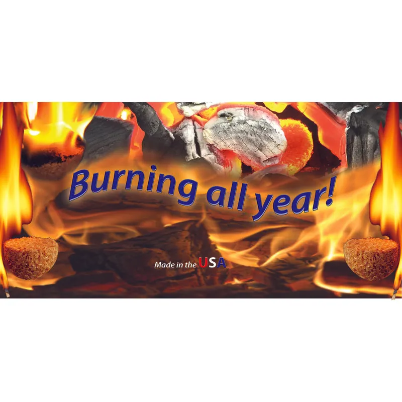 Lightning Nugget Natural Pine Fire Starter 15 min 50 pk