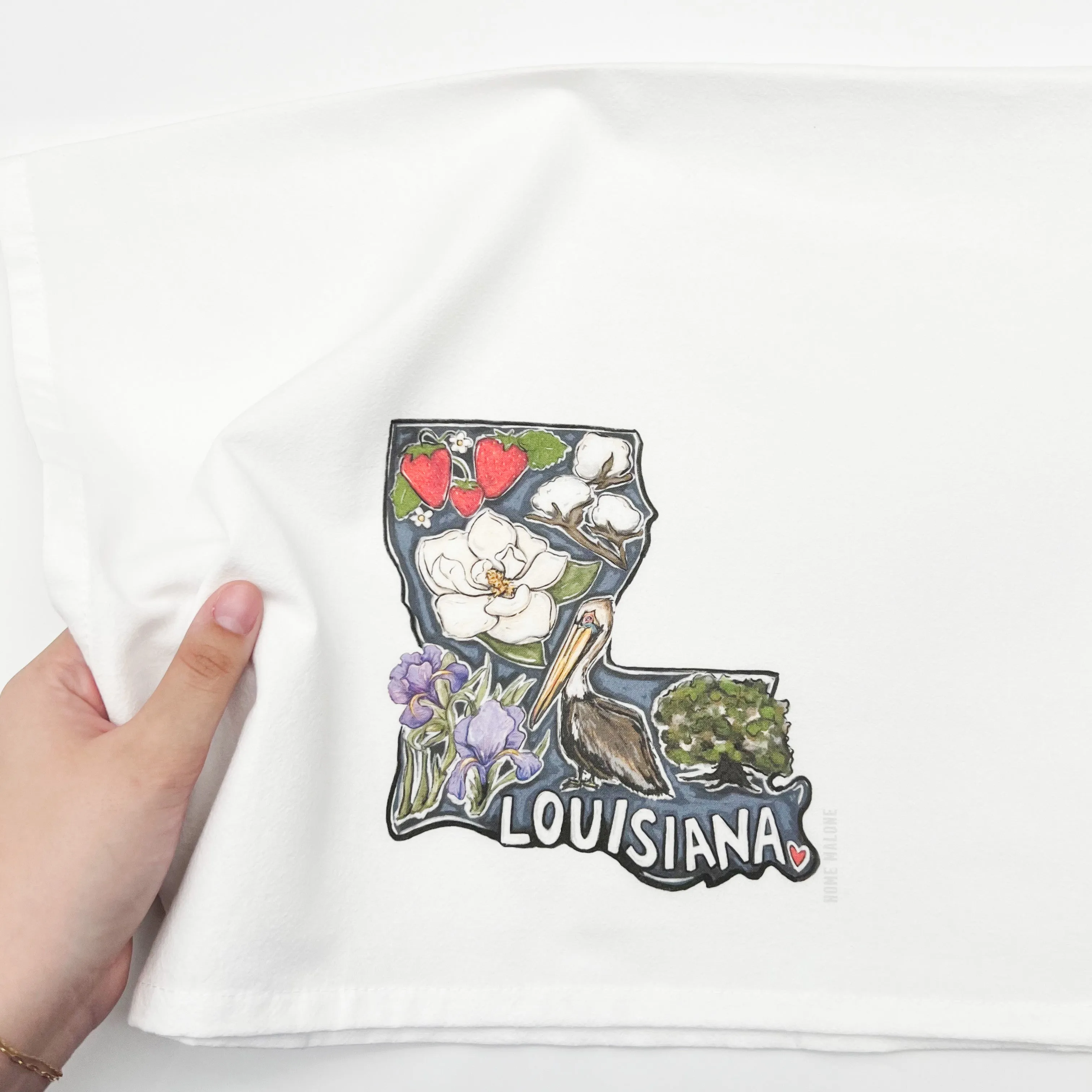 Louisiana State Favorites Tea Towel