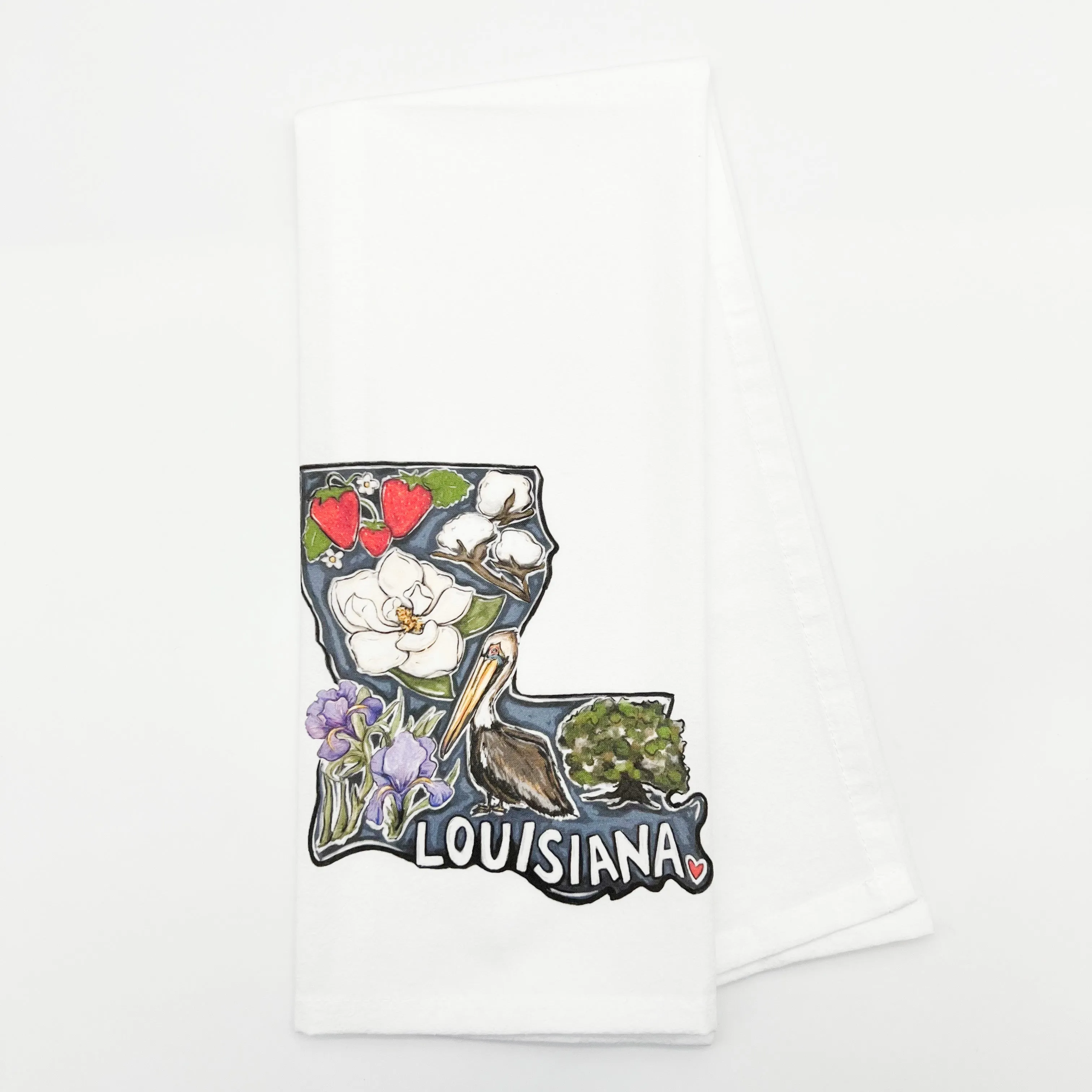 Louisiana State Favorites Tea Towel