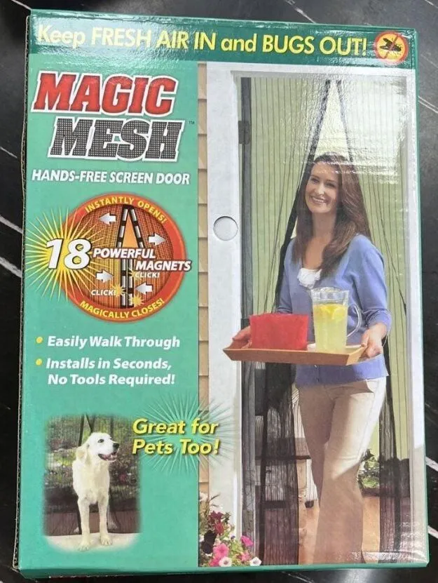 Magic Mesh Magnetic Mosquito Screen Door Net Curtain