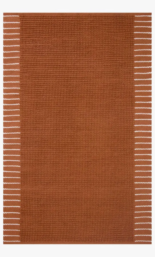 Magnolia Home x Loloi Sadie Outdoor Rug - Terracotta