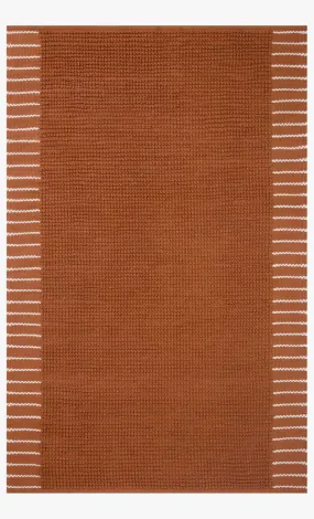 Magnolia Home x Loloi Sadie Outdoor Rug - Terracotta