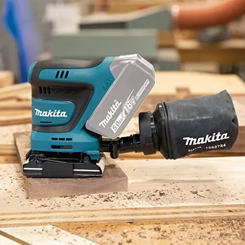 Makita 18V LXT (XOB02Z) Lithium‑Ion Cordless 1/4 Sheet Finishing Sander (Bare Tools)