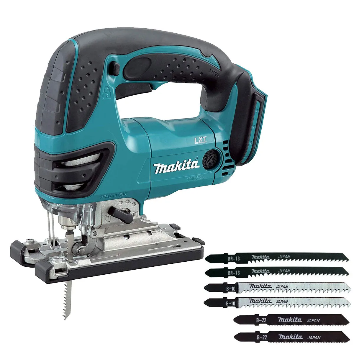 Makita DJV180ZX 18V LXT Cordless Jigsaw Body Only With Blade Set