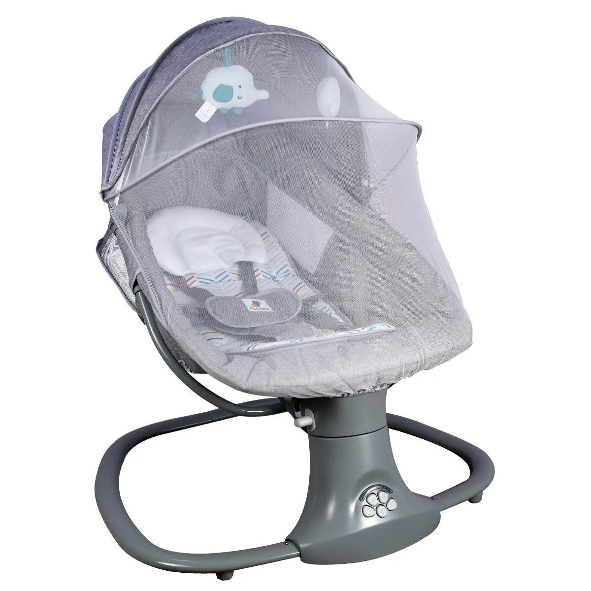 Mastela Deluxe Multi-Function Swing Grey - For Ages 0-3 Years