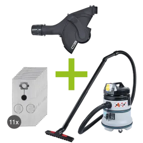 MAXVAC AGS-230 Dust Shroud & DV35-MB Vacuum Bundle