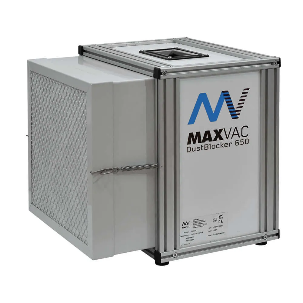 MAXVAC Dustblocker DB650 Air Scrubber Cleaner, 650m3/h Air Flow