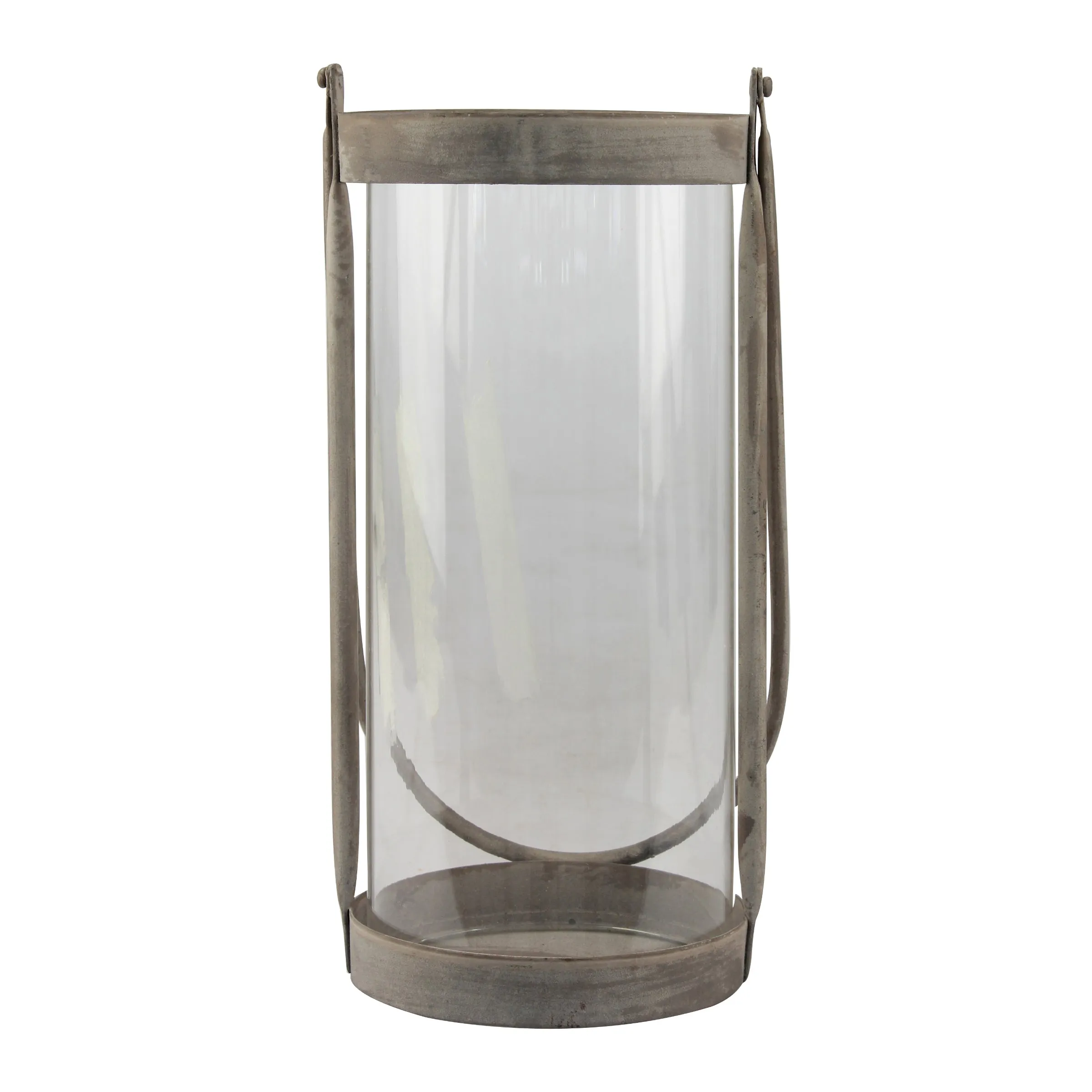 Medium Rustic Metal Hurricane Lantern (WS)