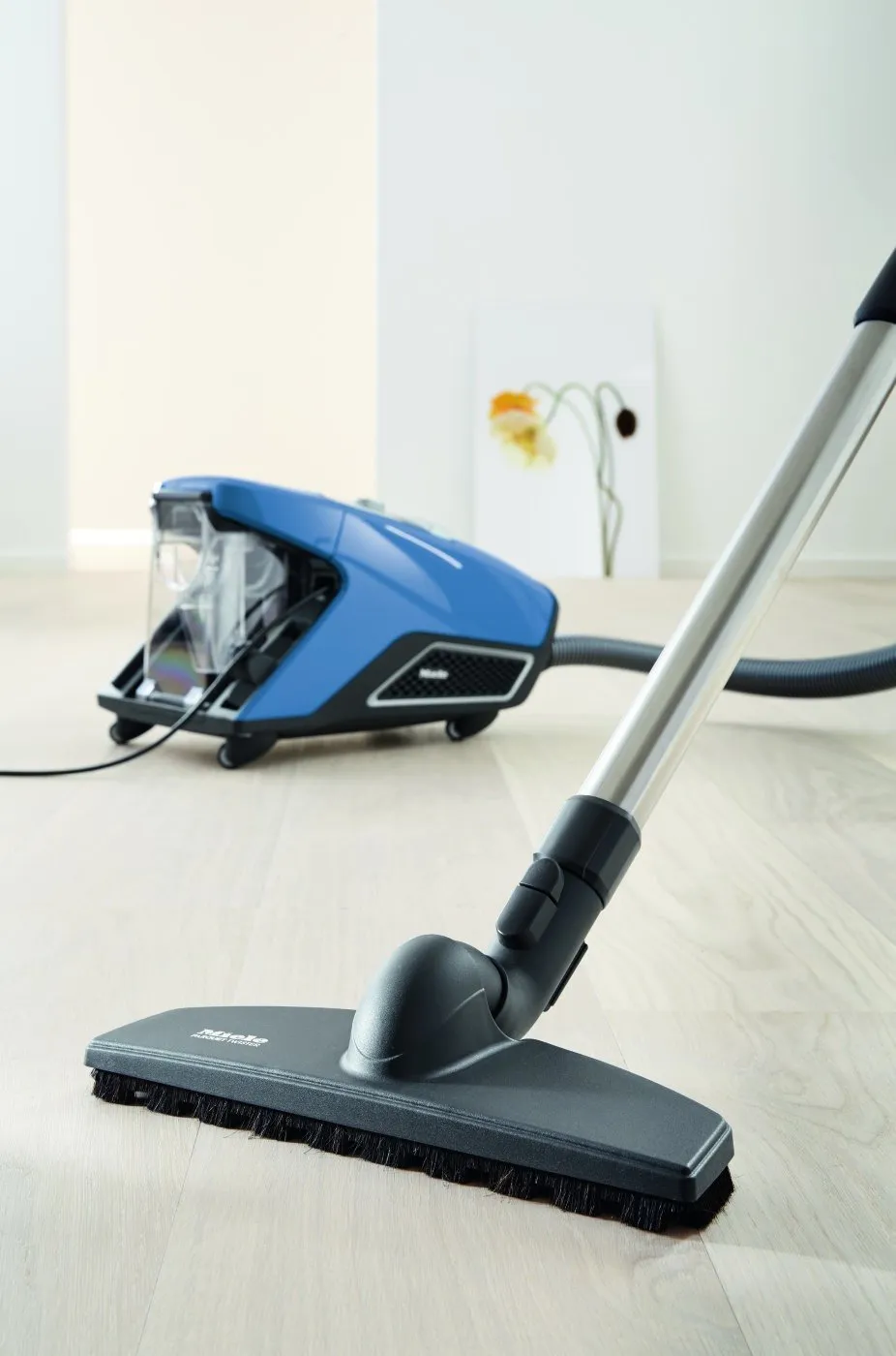 Miele Blizzard CX1 Turbo Team Bagless Canister Vacuum Tech Blue